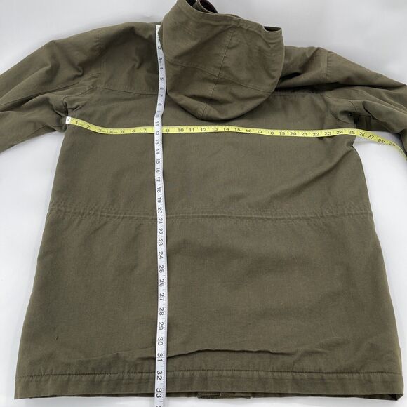 LL Bean Blanket Lined Hooded Jacket Mens Tall Large Green - Picture 9 of 11